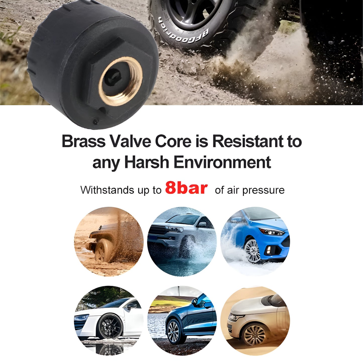 CarTechPro™ - TPMS Tire Pressure & Temperature Monitoring System 🚗 – Real-Time Wireless Display for Cars, SUVs, Vans🚘💥
