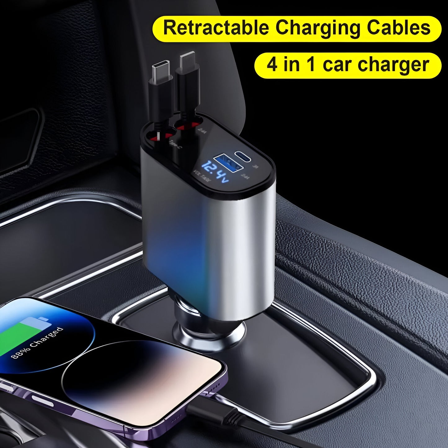 CarTechPro™4 in 1 - 100watt Car Charger Phone🔥