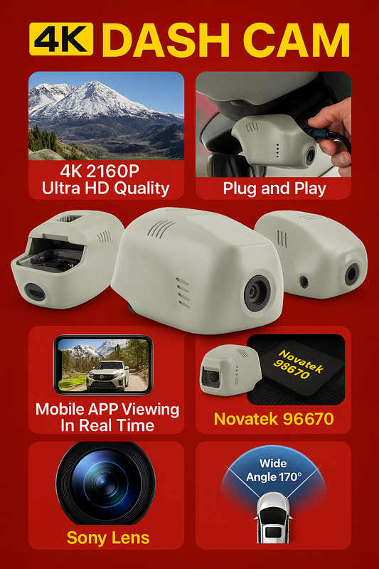 CarTechPro™ - Hidden Dash Cam CJVW09 for Volkswagen & Skoda (OEM Style)🔥🔥🔥