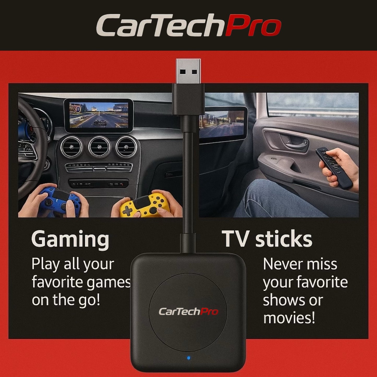 CarTechPro™ - Car TV Mate Max 📲 — HDMI Multimedia Adapter for Your Car🚗