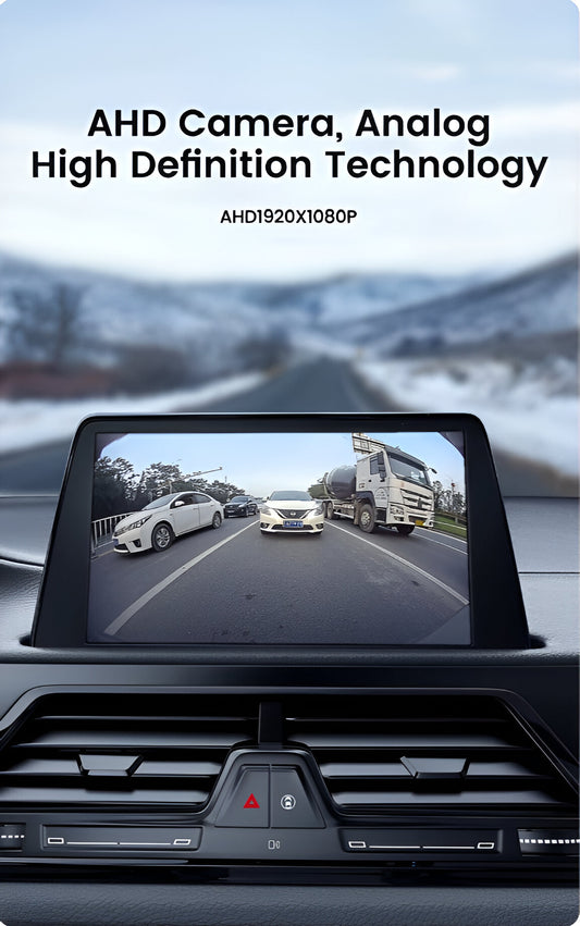 CarTechPro™ -Universal Car Rearview Camera – 170° Wide-Angle📷, HD Night Vision, Waterproof, 12-24V🔥✅