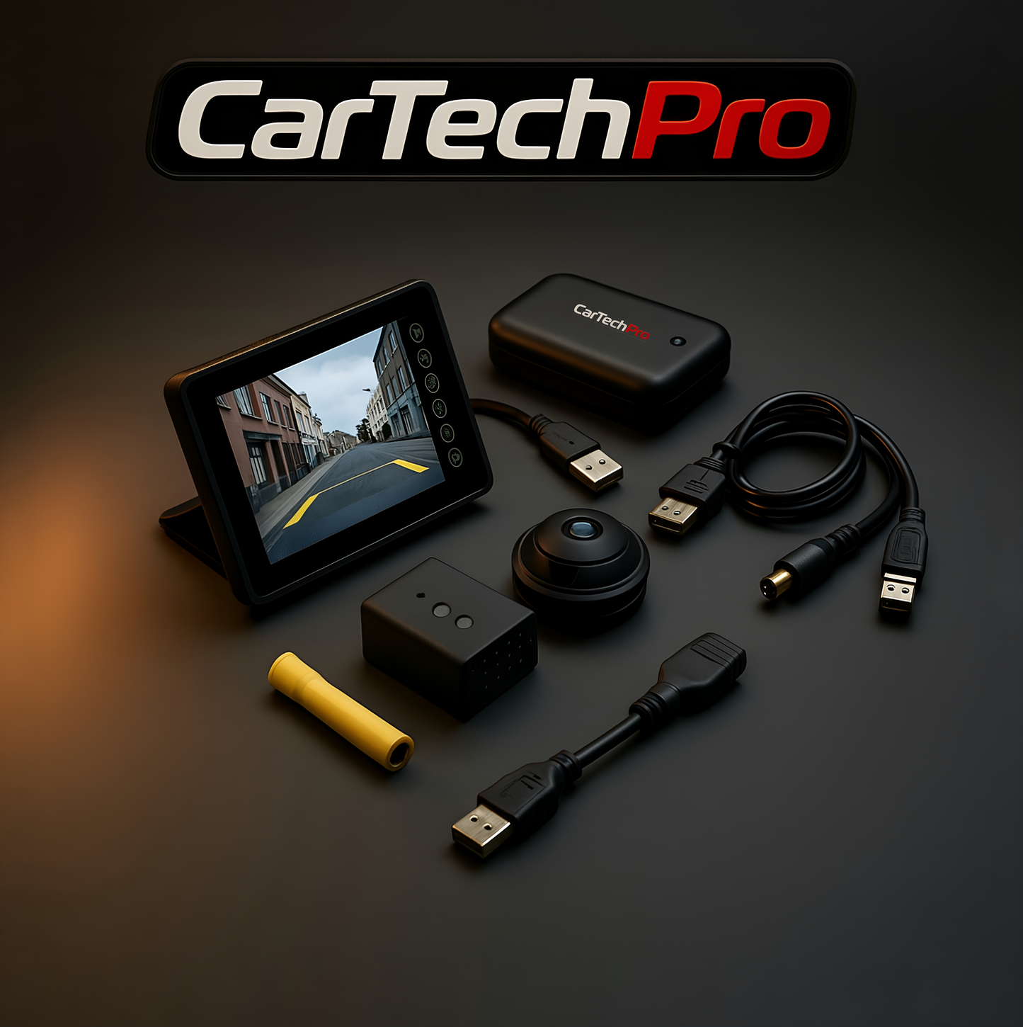 CarTechPro™ -Universal Car Rearview Camera – 170° Wide-Angle📷, HD Night Vision, Waterproof, 12-24V🔥✅