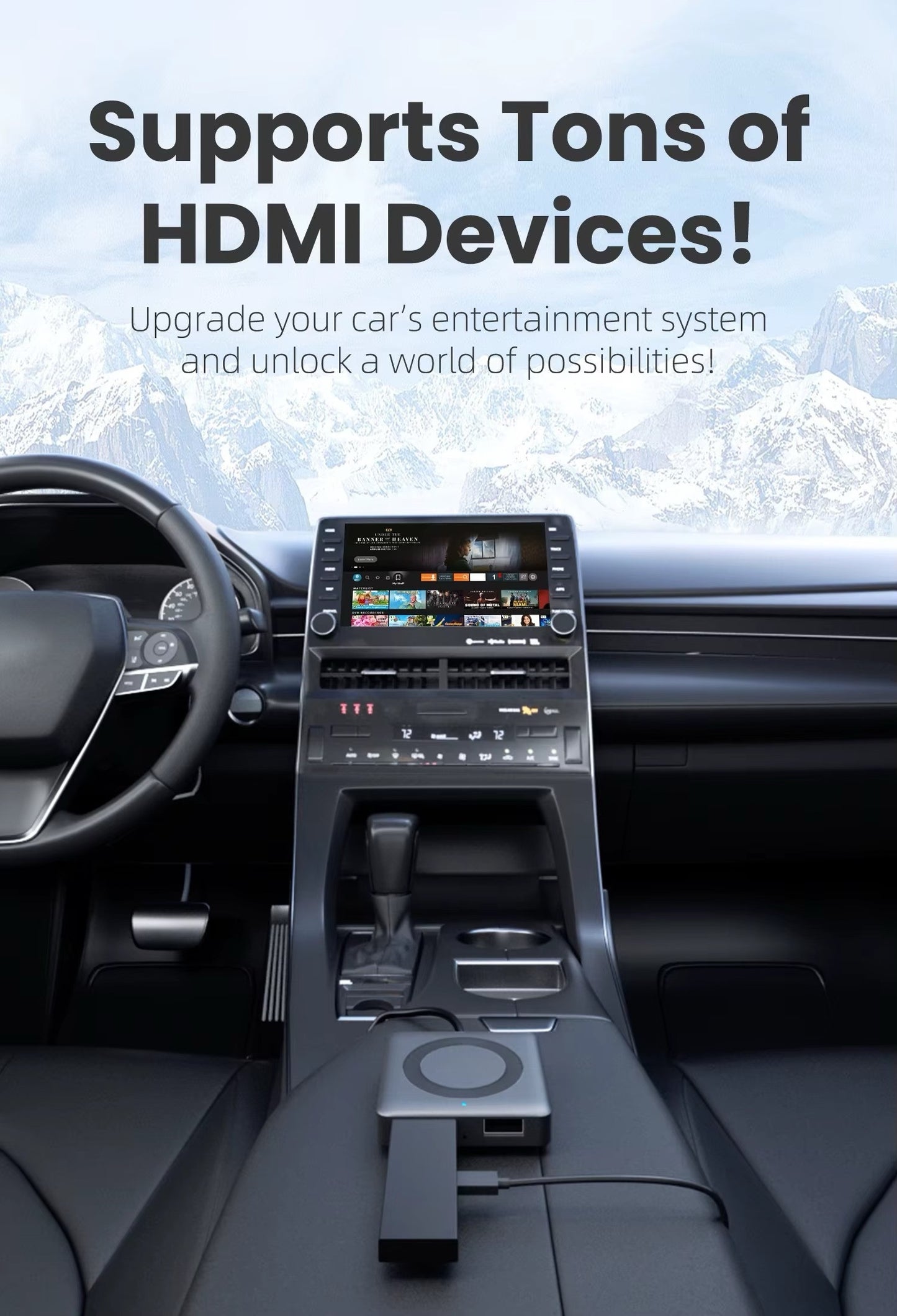 CarTechPro™ - Car TV Mate Max 📲 — HDMI Multimedia Adapter for Your Car🚗