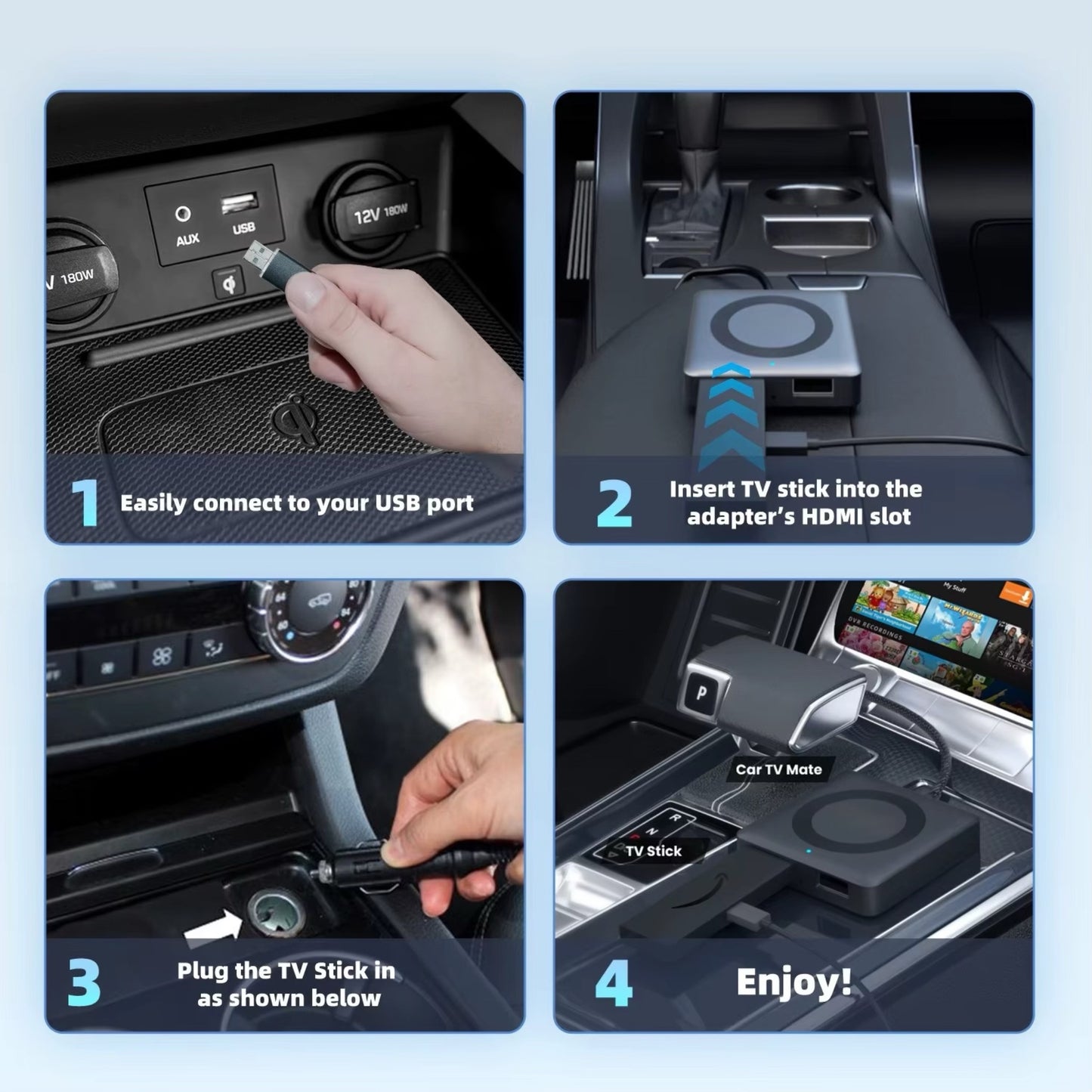 CarTechPro™ - Car TV Mate Max 📲 — HDMI Multimedia Adapter for Your Car🚗